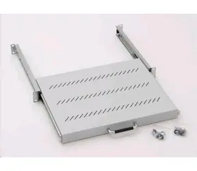 Triton 19" výsuvná police 450mm šedá / Výsuvná police / 1U / plnovýsuv / nosnost 30 kg