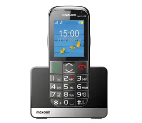 Maxcom MM720 SE / Mobilní telefon pro seniory / SOS tlačítko / stolní nabíječka / 2.2" displej / microSD