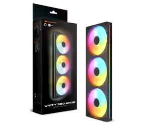 COUGAR Unity360-FB černá / Ventilátor / 3x 120 mm / ARGB / PWM / 700-2500 RPM