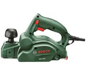 Bosch PHO 1500 / Elektrický hoblík / 550 W / šířka hoblování 82 mm / hloubka řezu 1,5 mm