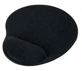 PremiumCord Podložka pod myš gelová černá / Podložka pod myš / Ergonomická / Gelová opěrka zápěstí