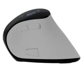 Natec EUPHONIE PRO bílá / Vertikální bezdrátová myš / Blue Sense / Pro praváky / 4 000 DPI / USB + Bluetooth