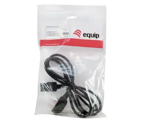 Equip BS 1363 - C13 černý / Napájecí kabel / 2 m / 250 V / 10 A