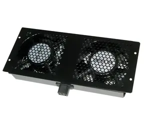 XtendLan Ventilační jednotka pro TELCO rozváděče / Ventilační jednotka / 2x ventilátor / hloubka 600-1200 mm