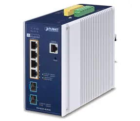 Planet IGS-6325-4UP2X / Switch průmyslový / L3 / 4x 2.5Gb / 2x 10Gb SFP+ / PoE 802.3bt 360W / -40 až 75°C / IP30