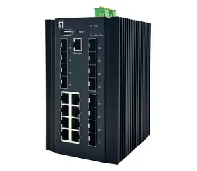 LevelOne IGU-2072 / Průmyslový switch / 8x GE / 8x SFP / 4x 2,5G SFP / Managed L2+ / IP40