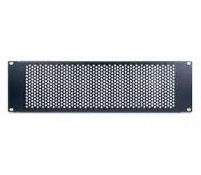 Inter-Tech Krycí panel 19" 3U černá / Krycí panel / RAL 9005 / 482x134x11mm