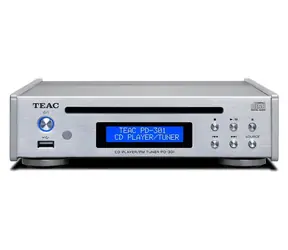 TEAC PD-301DAB-X stříbrná / CD přehrávač / Slot-in mechanika / DAB+/FM tuner / USB / Dálkové ovládání
