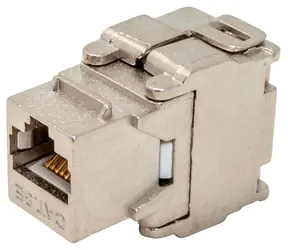 XtendLan Keystone CAT5e STP / Síťový konektor / RJ45 / Zaklapávací zezadu