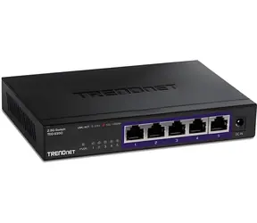 TRENDnet Switch 8x 2,5G kovový / Switch / Unmanaged / 40 Gbit/s / bez ventilátoru