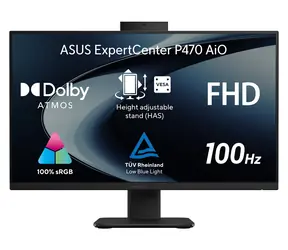 ASUS ExpertCenter P470VAK černá / All-in-one počítač / 27" FHD 100Hz / Intel Core 7 240H / 32GB / 1TB SSD / W11P