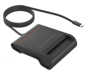 Conceptronic USB-C čtečka čipových karet černá / Čtečka čipových karet / USB-C / 0,9 m