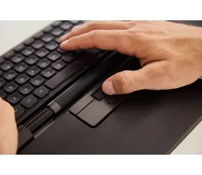 Contour RollerMouse Pro Extended černá / Myš s ergonomickou podložkou / USB-C / 2800 DPI / 6 tlačítek / veganská kůže