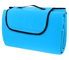 CALTER Pikniková deka CUTTY modrá / 150x130 cm / hliníková fólie / EPE pěna