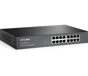 TP-Link TL-SF1016DS / Switch / 16x 10/100 Mbps / 3,2 Gbps / Fanless / Neřízený
