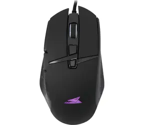 Baracuda RAPTOR černá / Herní myš / Optický senzor / 8 tlačítek / 6400 DPI / LED / USB