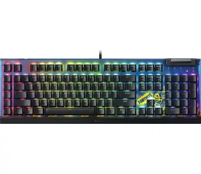 Razer BlackWidow V4 X Fortnite Edition / Herní klávesnice / mechanická / spínače Razer Yellow / USB