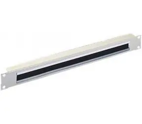 Rittal DK 7140.535 / Průchozí panel s kartáčem / 19" / 1U / RAL 7035