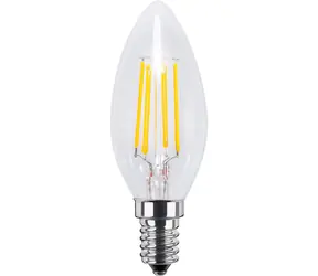 SEGULA LED svíčka 3,2W čirá / LED žárovka / E14 / 270 lm / 2700 K / stmívatelná