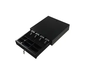 Equip Pokladní zásuvka černá / Pokladní zásuvka / RJ11 / manuální / 4+8 přihrádek