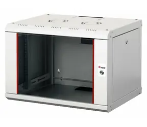 Equip Pro Mount světle šedá / Nástěnný rozvaděč / 19" / 7U / 600x450 mm / skleněné dveře