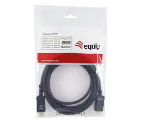 Equip DisplayPort 2.1 černá / Kabel / DisplayPort / 16K/60Hz / 3 m / pozlacené konektory