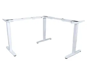 Equip Elektrický rám stolu Triple Motor L-tvar bílá / Rám stolu / výškově nastavitelný / nosnost 150 kg / kov