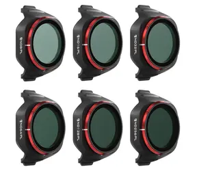 Freewell Bright Day pro DJI Mini 5 Pro / Sada filtrů / 6 ks / ND8/PL–ND256/PL / CNC hliníkový rámeček