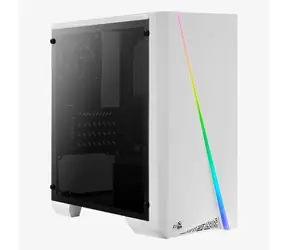 Aerocool Cylon Mini bílá / PC skříň / Mini Tower / microATX, Mini-ITX / tvrzené sklo / bez zdroje