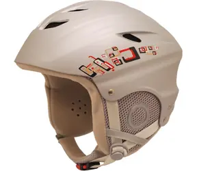 CALTER PRO XS (48-52 cm) stříbrná / Lyžařská helma / Odnímatelné kryty uší / Fit systém / Úchyt na brýle