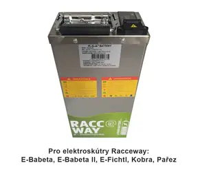 RACCEWAY Baterie LI-48V 27Ah pro elektroskútr / Baterie / 48V / 13S6P / 1296Wh / Lithiová