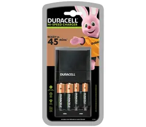 Duracell CEF27 / Nabíječka baterií / 2x AA 1300 mAh / 2x AAA 750 mAh / NiMH