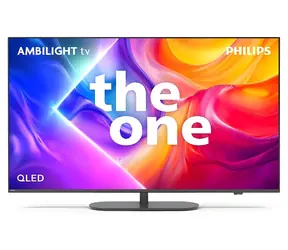 43" Philips 43PUS9010/12 / Televizor / QLED / 4K UHD / Ambilight / Wi-Fi 5 / BT 5.2 / Titan OS