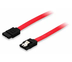 Equip SATA kabel 7-pin - 7-pin červený / SATA kabel / 0,5 m / 3Gbps