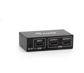 Equip HDMI 1.4 Splitter 2-Port černá / HDMI rozbočovač / 1 vstup / 2x výstup HDMI / 4K 30Hz / HDCP / napájecí adaptér