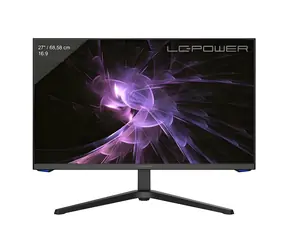 27" LC-Power LC-M27-QHD-180 černá / Monitor / IPS / QHD 2560×1440 / 180Hz / 1ms / 2xDP+2xHDMI