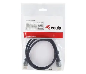 Equip DisplayPort 2.1 Premium 1 m černá / DisplayPort kabel / 16K/60Hz / 54 Gbps / pozlacené konektory