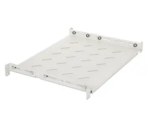 Intellinet 713726 bílá / Police pro RACK 19" / hloubka 350–550 mm / 1U / nosnost 20 kg