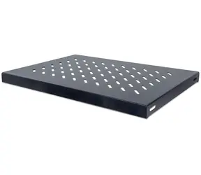 Intellinet rack police černá / Rack police / 19" / 1U / hloubka 345 mm / nosnost 50 kg