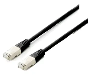 Equip Patch kabel Cat6A Platinum S/FTP černá / Síťový kabel / RJ-45 / 10 m