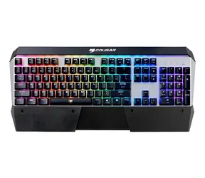 COUGAR Attack X3 RGB / Herní klávesnice / Cherry MX Red / RGB podsvícení / drátová USB