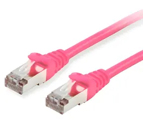 Equip Patch kabel Cat6 S/FTP 3m růžová / Patch kabel / S/FTP / RJ45-RJ45 / LSZH / PoE+