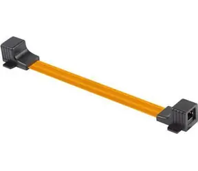 Lanberg Průchodka RJ45 Cat.5e 17 cm / Průchodka / RJ45-RJ45 / Cat.5e
