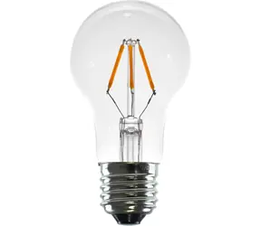 SEGULA LED A-Form čirá 24V DC / Žárovka / E27 / 3 W (22 W) / 210 lm / 2700 K / stmívatelná