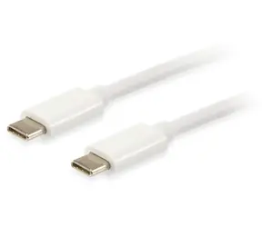 Equip USB-C - USB-C 3.2 Gen2 bílá / USB-C kabel / PD 60W / 10 Gbit/s / 4K 60Hz / 2 m