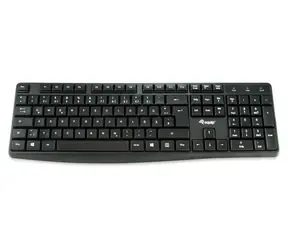 Equip Drátová klávesnice PT černá / Klávesnice / USB / 105 kláves / Plast