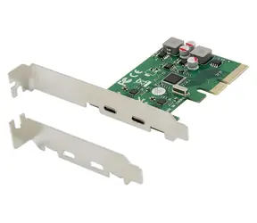 Conceptronic / Řadič / PCI Express / 2x USB-C 3.2 Gen 2 / 10 Gbit/s