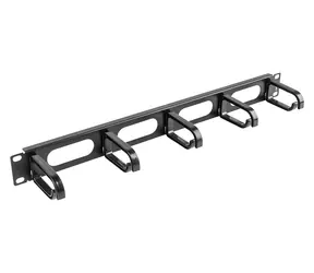 Lanberg AK-1205-B černá / Organizér kabelů / 19" / 1U / typ B