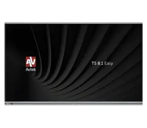 75" Avtek TS 8.1 Easy černá / Interaktivní dotykový panel / 4K UHD / Android 13 / 20 bodů multi-touch / OPS slot