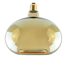 SEGULA LED Floating Oval 200 zlatá / Žárovka / E27 / 4,5W(28W) / 300lm / 2200K / stmívatelná